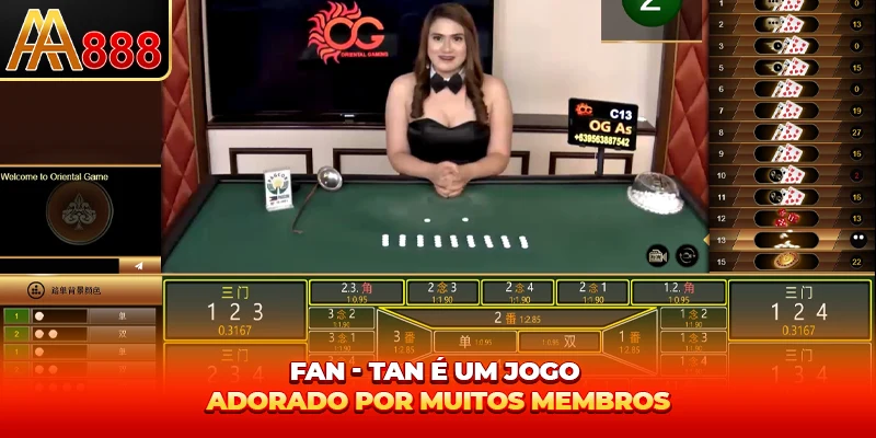Fan - Tan é um jogo adorado por muitos membros Fan - Tan é um jogo adorado por muitos membros